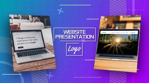 Website Presentation After Effects素材
