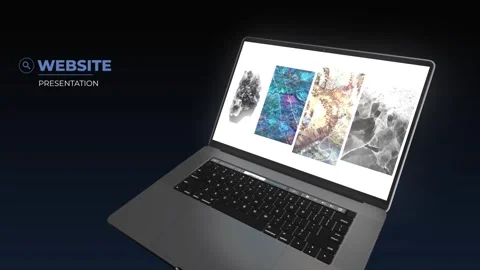 Website Presentation for After Effects After Effects stock