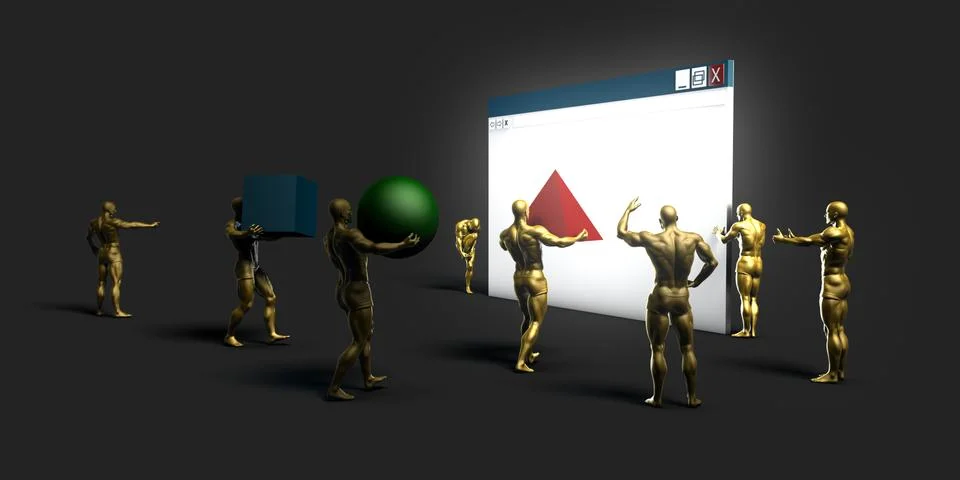 Website Project Illustrazione stock