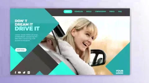 Website Promo 스톡 After Effects