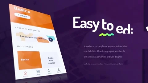 Website Promo Presentation for After Effects Stock After Effects
