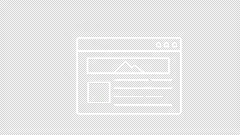 Website ranking white line animation Stock Footage 305458468