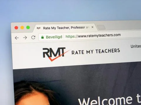 Website of RateMyTeachers.com Stock Photos