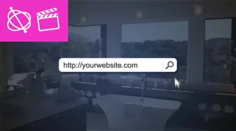Website Search Intro - Apple Motion 5 and Final Cut Pro X Template After Effects stock