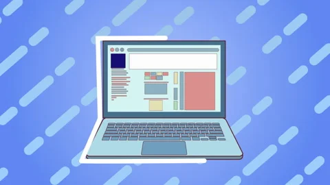 Website Showing Motion Graphics Stock Footage 283909080