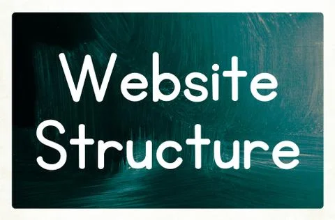 Website structure concept Stock Photos