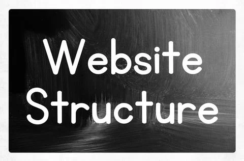 Website structure concept 写真素材