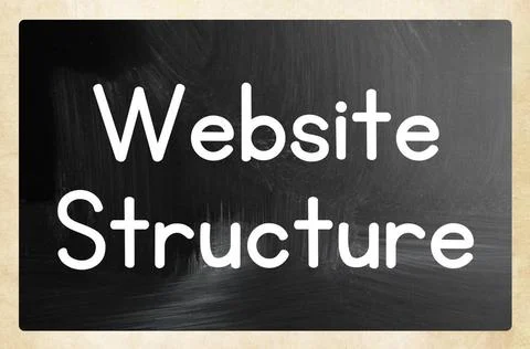 Website structure concept website structure concept Copyright: xZoonar.com... 写真素材