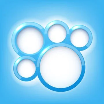 Website template Illustrazione stock