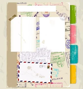 Website template. Stock Illustration