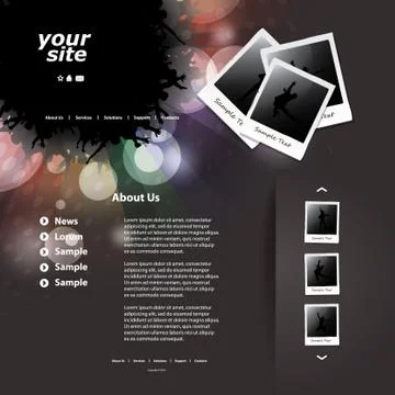 Website Template Stock Illustration