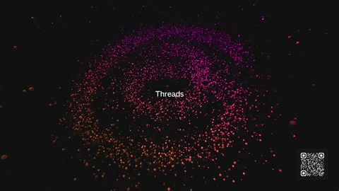Website of Threads, new social media platform from Meta Stock Footage 245456594