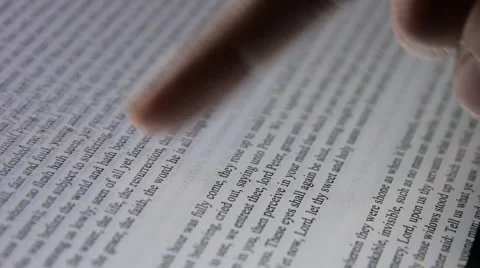 Website on a touch screen tablet computer. (5) Stock Footage 3175034