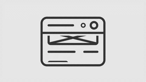 Website ui icon animation Stock Footage 241773495