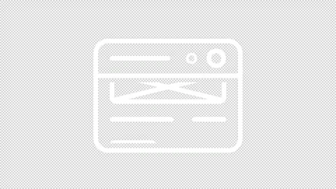 Website ui white icon animation Stock Footage 242483163