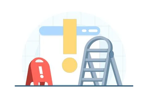 Website under construction and maintenance concept 库存插图