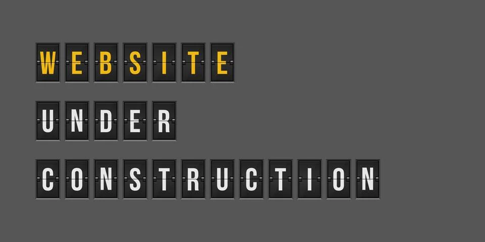 Website under construction background vector illustration Stock Illustration