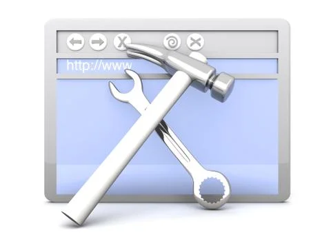 Website under construction. Stock-Illustration