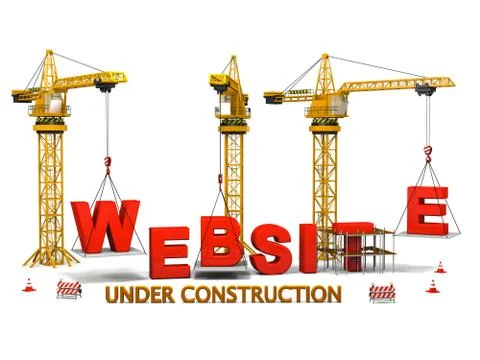 Website under construction Stock Illustration