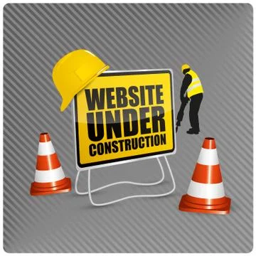 Website under construction Stock Illustration