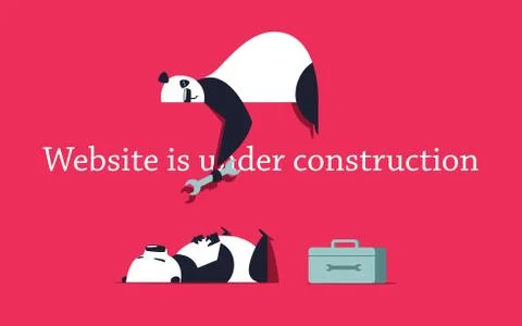 Website under construction Stock Illustration