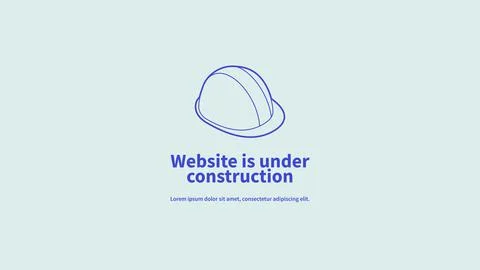 Website Under Construction Page Stock Illustration