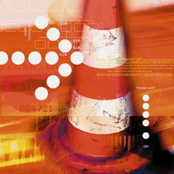 Website under construction 스톡 사진