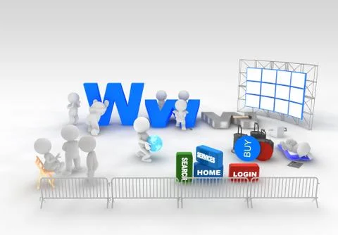 Website Under Construction Poster Illustrazione stock