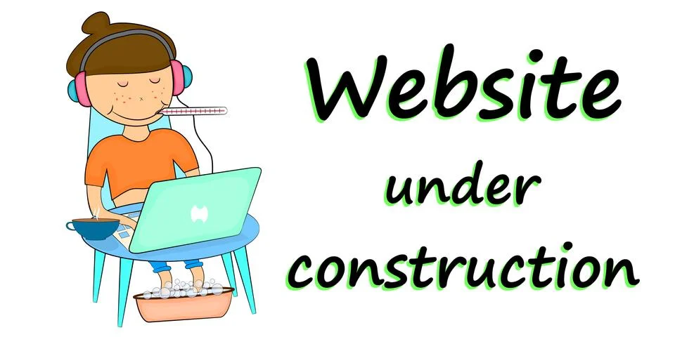 Website under construction. Vector illustration. Stock Illustration