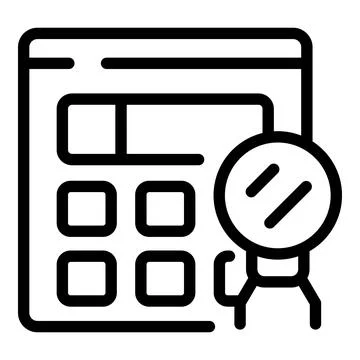 Website under magnifying glass representing seo audit and optimization Stock Illustration