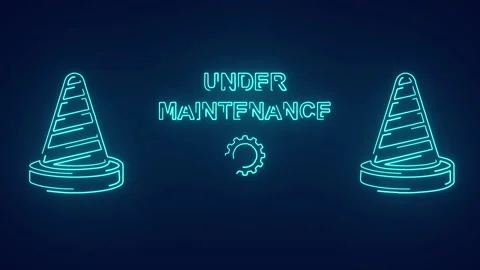 Website under maintenance webpage animation Stock Footage 241836629