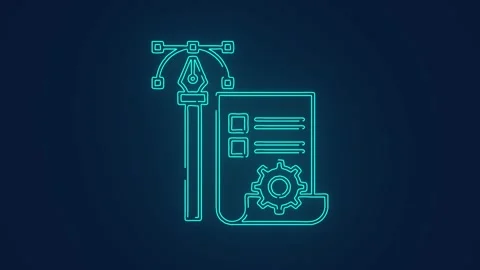 Website user interface and user experience design animation Stock Footage 264959982