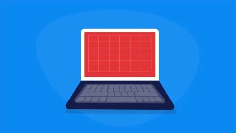 Website visitor growth, web traffic analysis report dashboard, 2d animation. Stock Footage 159639166