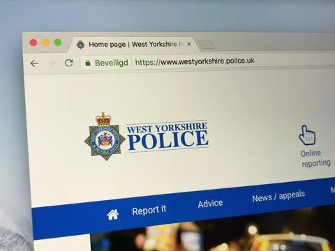 Website of West Yorkshire Police Stock Photos