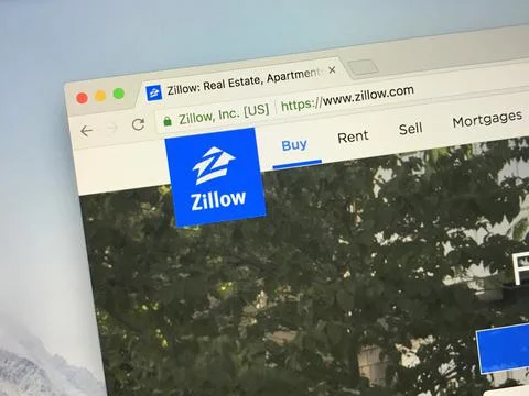 Website of Zillow Stock Photos
