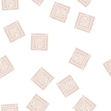 Websites copywriting glyph seamless pattern Illustrazione stock