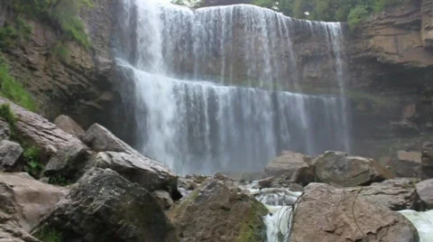 Webster Falls (2) Video Stock Footage
