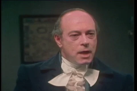 Webster talks about Constitution purpose is to improve trade between States-1824 Stock Footage 118309480