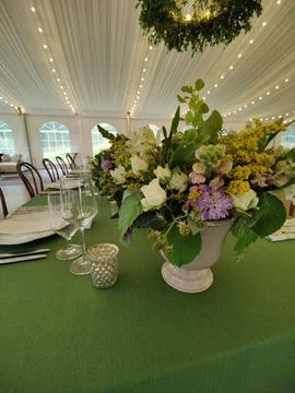 Weddding table decor Foto stock