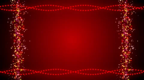 Wedding abstract background, wave hearts, frame, loop Stock Footage 53497269