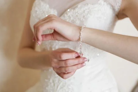 Wedding accessories bride Stock Photos