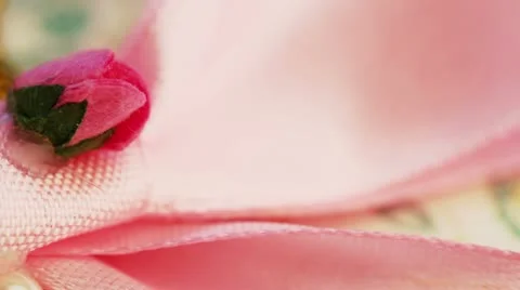 Wedding accessories rotate closeup Stock Footage 12526318