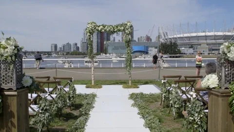 Wedding aisle Stock Footage 81044443