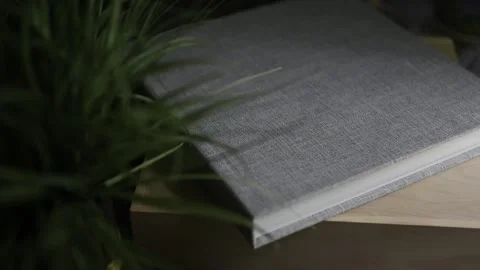 Wedding Album on a box 스톡 동영상 249267707