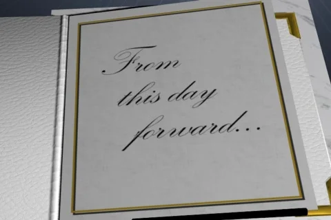 Wedding Album Open Stock Footage 335572