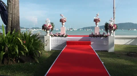 Wedding Altar Stock Footage 38034159