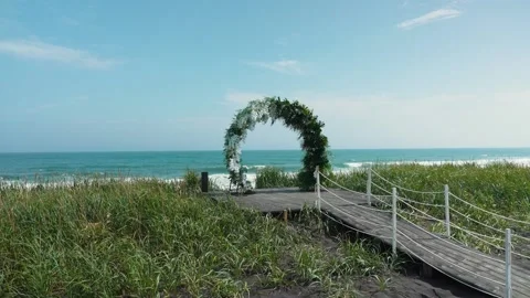 Wedding altar Stock Footage 169982293