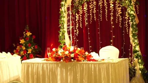 Wedding Alter Stock Footage 104685865