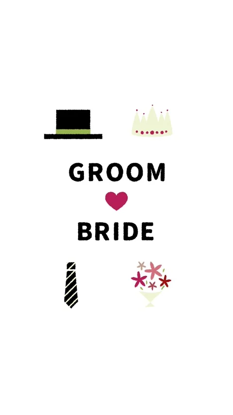 Wedding animation Stock Footage 311928131