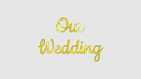 Wedding animation. The wedding of title. Wedding intro. Elegant gold particles. Stock Footage 321027407
